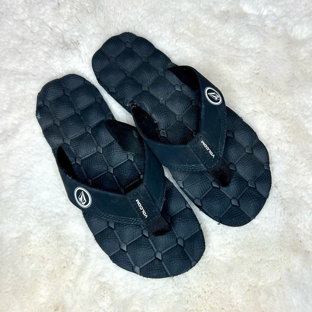 Volcom Cushy Bubble Kids Flip Flops 4